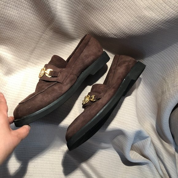 Giorgio Brutini brown suede slip on men shoes, 12 main image 9